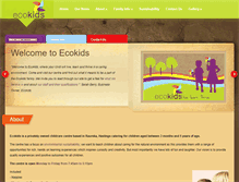 Tablet Screenshot of ecokids.ac.nz