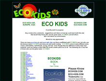 Tablet Screenshot of ecokids.com